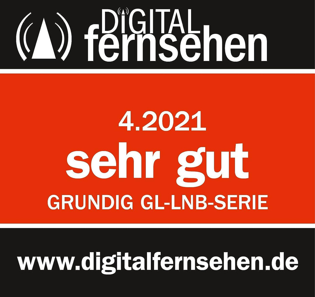 [Test SEHR GUT *] GSS Quattro LNB Weiss für Multischalter, Multiswitch geeignet - mit LTE Filter - S