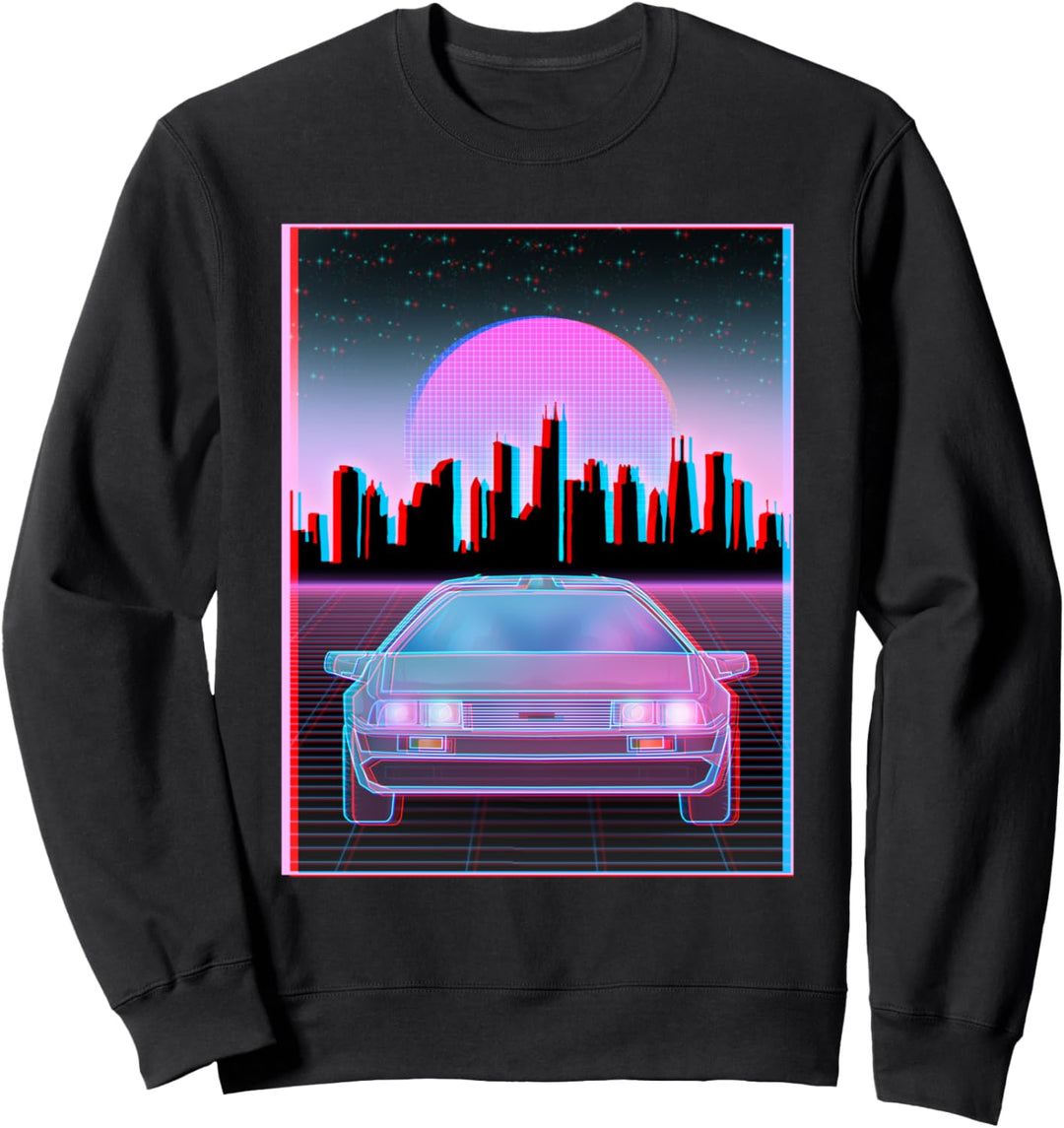 Retro Sports Car Japanese Otaku Aesthetic Vaporwave Art Sweatshirt