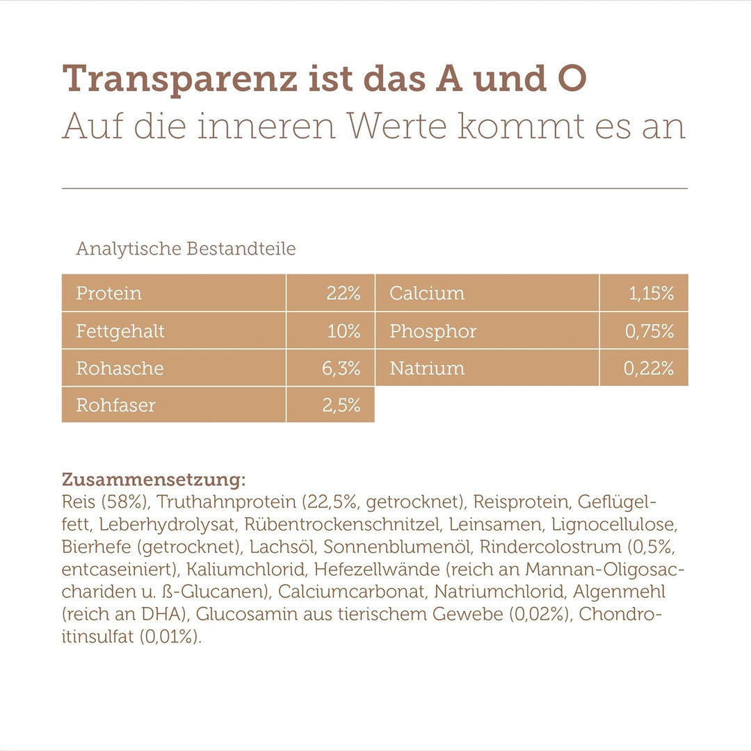 MERA pure sensitive Senior Truthahn und Reis Hundefutter – Trockenfutter für die tägliche Ernährung