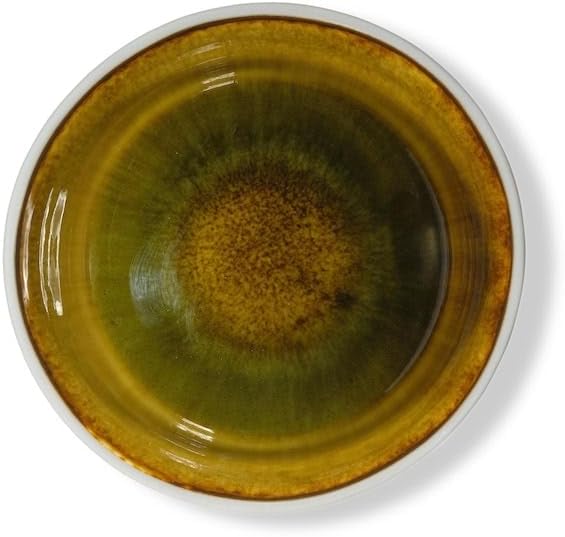 MAOCI - Matcha Tee-Schale Chawan aus Porzellan 350ml perlmutt-weiss handgefertigt