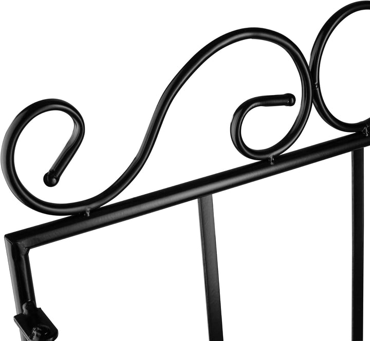 tectake 800572 - Metallregal Mosaik, 3 Regalfächer aus Steinmosaik, geschwungener Metallrahmen - Div