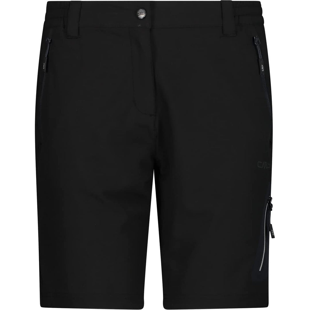 CMP Damen Bermudashorts Stretch-Bermudashorts für Damen 40 Schwarz, 40 Schwarz