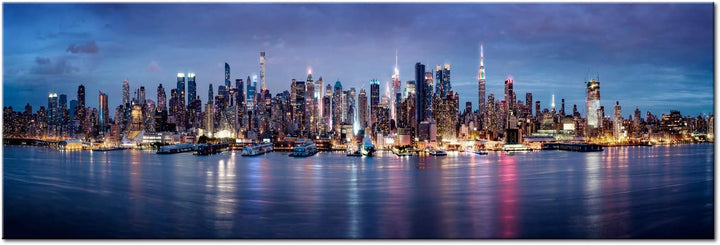 murando - Wandbilder XXL New York 120x40 cm 1 tlg - Wand Deko Vlies Leinwand Bilder Gross Wanddeko W