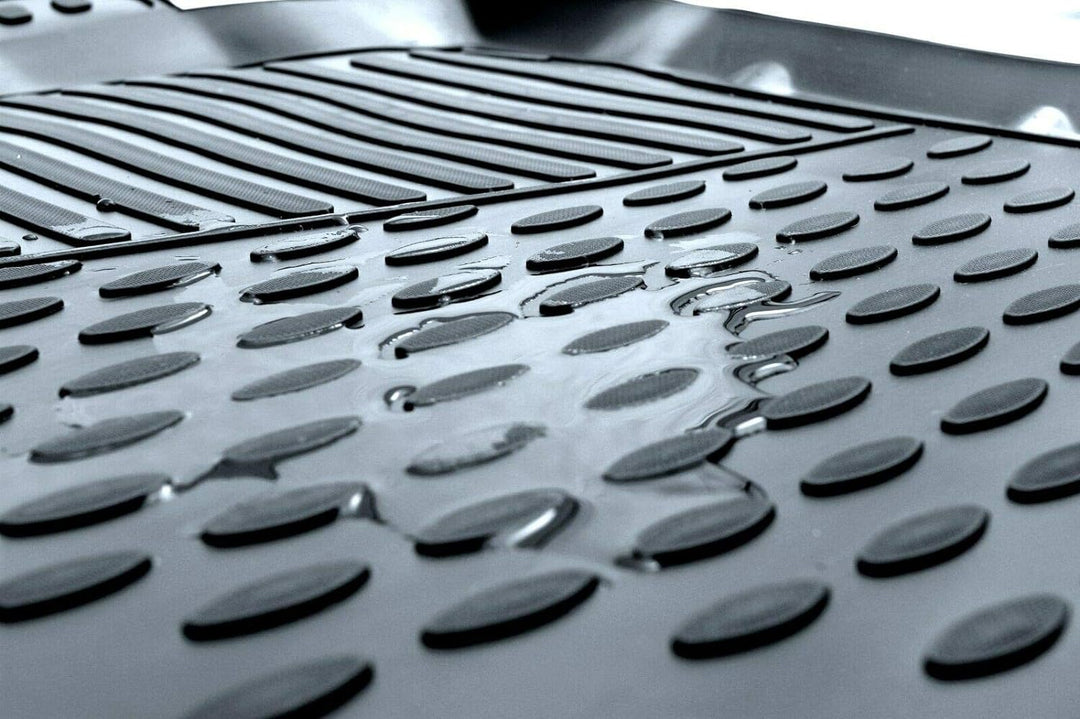Element Passgenaue Premium Antirutsch Gummimatten Fussmatten für VW Transporter T5 Multivan/ T6 2004