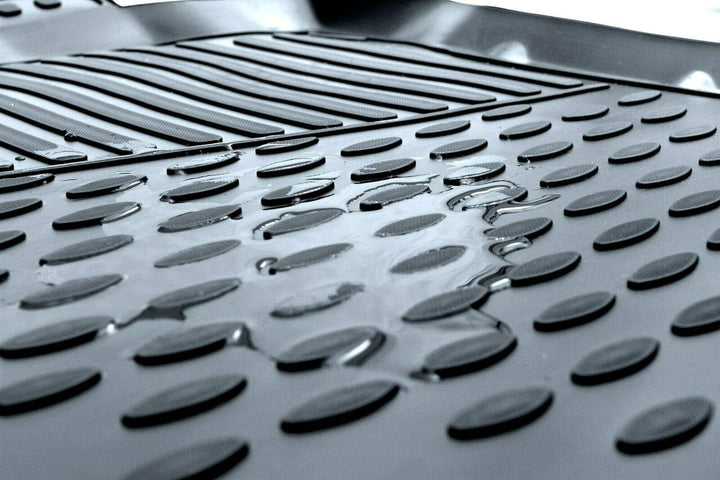 Element Passgenaue Premium Antirutsch Gummimatten Fussmatten für VW Transporter T5 Multivan/ T6 2004
