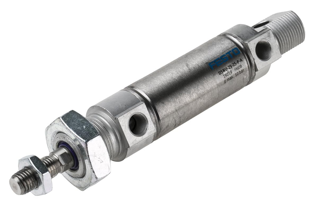 DSNU-25-25-P-A (19219) Normzylinder Hub:25mm Kolben-Durchmesser:25 mm Kolbenstangengewinde:M10x1,25