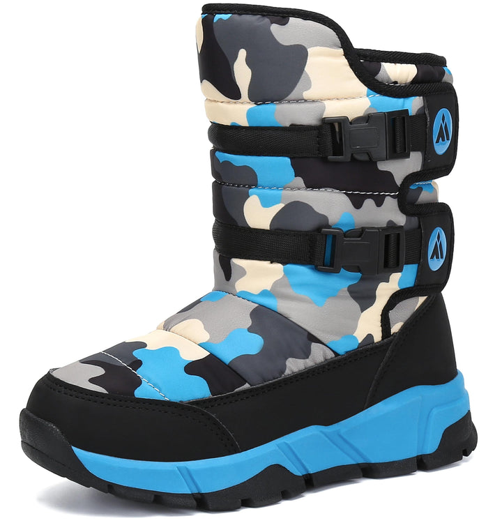 Kinder Winterstiefel Jungen Schneestiefel Mädchen Warm Gefütterte Rutschfeste Winter Snowboots Outdo
