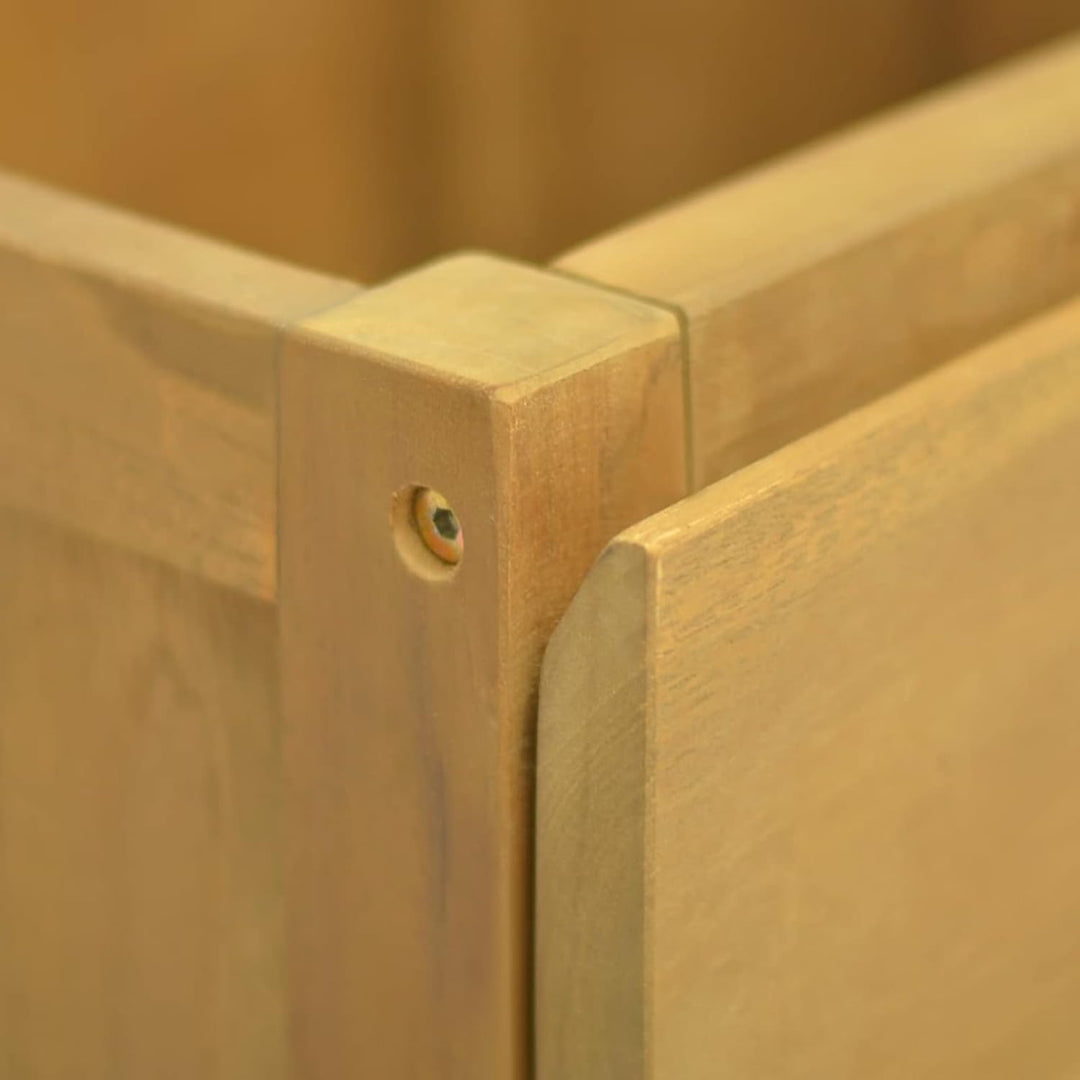 Tidyard Badschrank Unterschrank Waschbeckenunterschrank Badschrank Badmöbel Massivholz Teak 45x45x75
