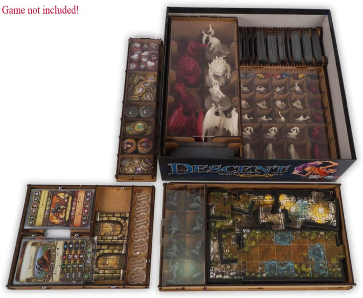 docsmagic.de Organizer Insert for Descent 2nd Edition Box - Einsatz, Descent 2nd Edition