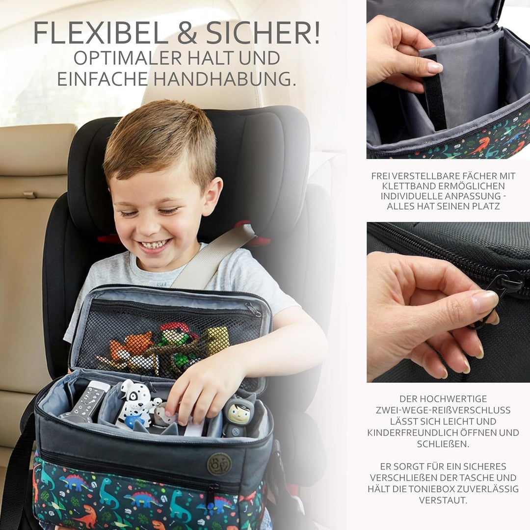 BAMBINIWELT Tasche für Toniebox, Musikbox-Tasche, für Hörwürfel kompatibel mit Toniebox und Tigerbox