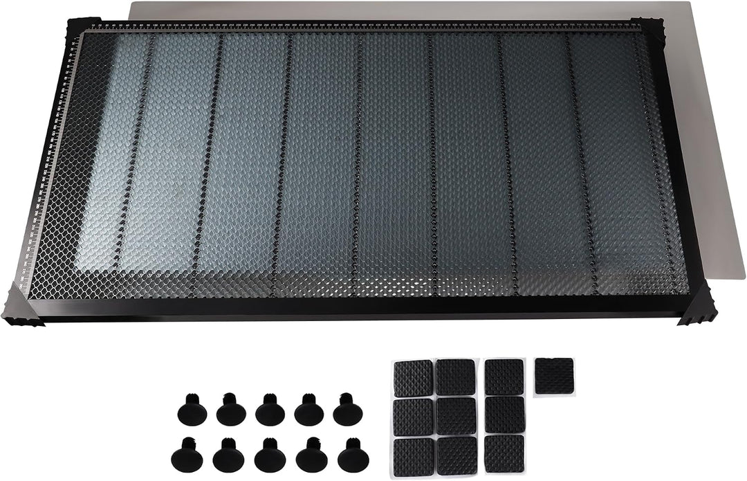 Laser Wabentisch 450x850mm mit Aluminiumplatte, Wärmeableitung &amp; Untergrundschutz, Mit X/Y Präzision