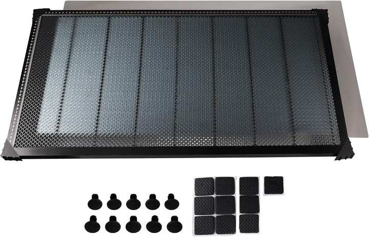 Laser Wabentisch 450x850mm mit Aluminiumplatte, Wärmeableitung &amp; Untergrundschutz, Mit X/Y Präzision