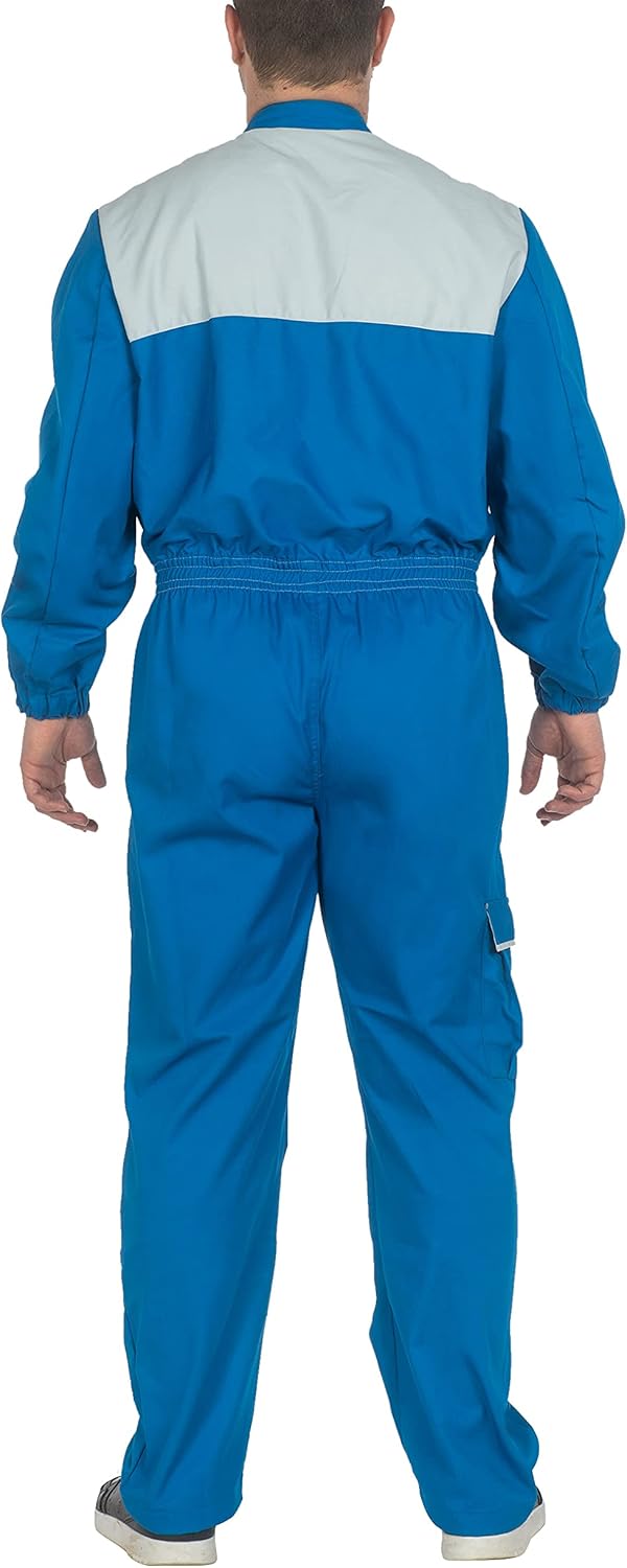 C.B.F. Balducci Group Arbeitsanzug mit Mehreren Taschen Arbeitsanzug M Hellblau / Grau, M Hellblau /