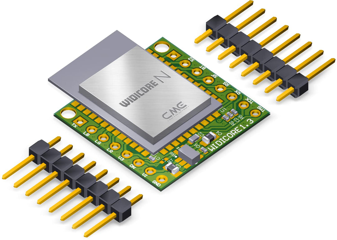 CME WIDI Core N - Smart (BLE) Breakout Board, das hochwertiges MIDI über Bluetooth Low Energy implem