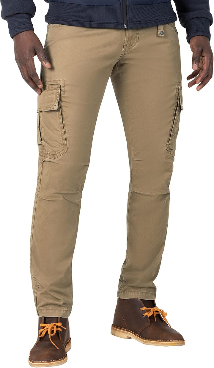 Timezone Herren Regular Bentz Freizeithose 33W / 34L Timber Beige, 33W / 34L Timber Beige