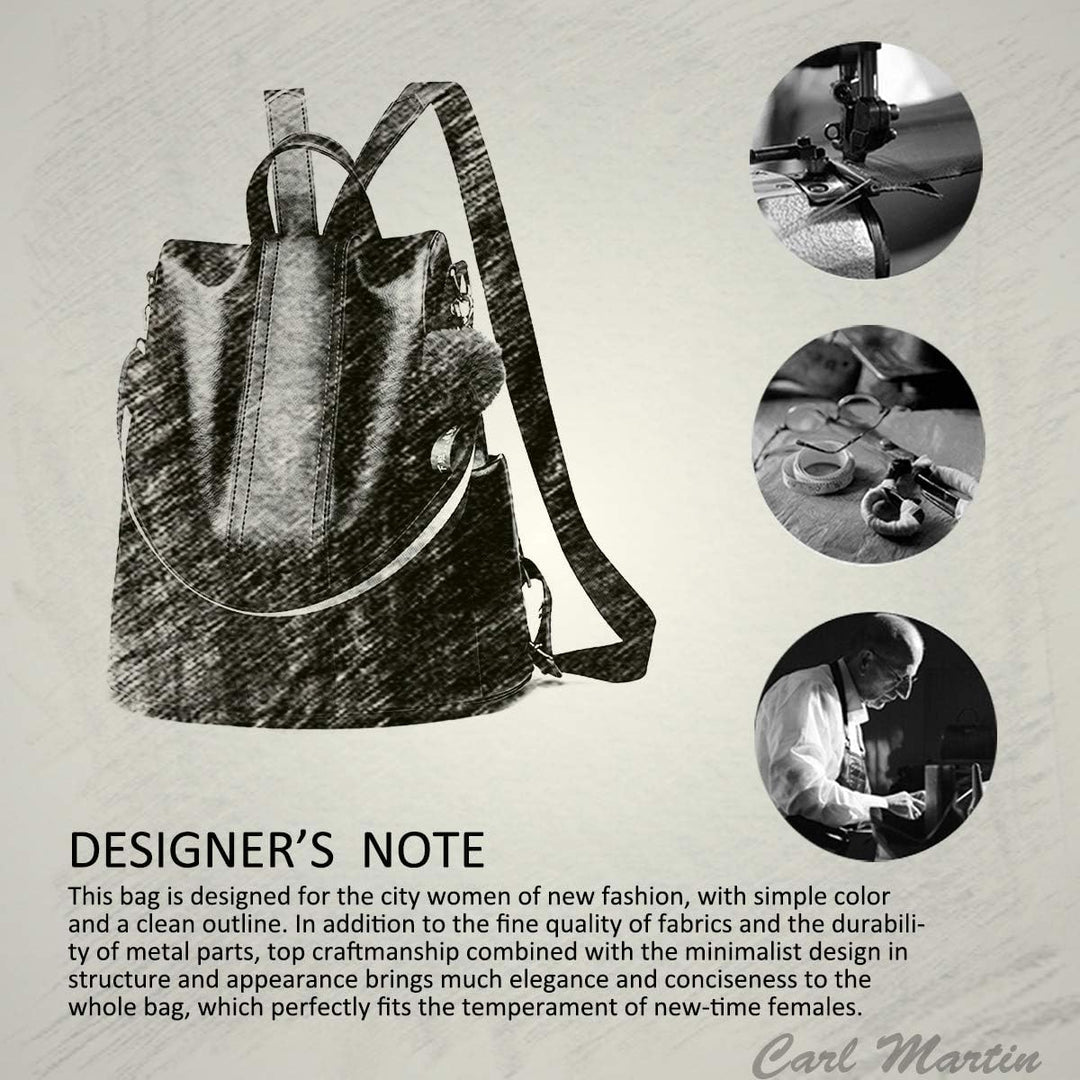 NICOLE & DORIS Rucksack Damen Rucksackhandtaschen Mode Rucksack Schulter Tasche wasserdichte Anti-Di