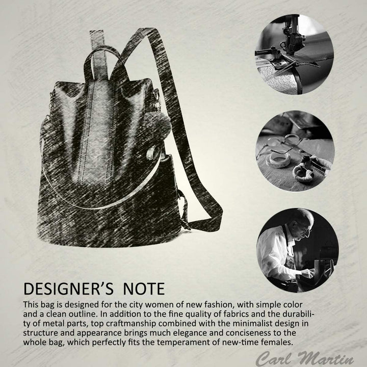 NICOLE & DORIS Rucksack Damen Rucksackhandtaschen Mode Rucksack Schulter Tasche wasserdichte Anti-Di