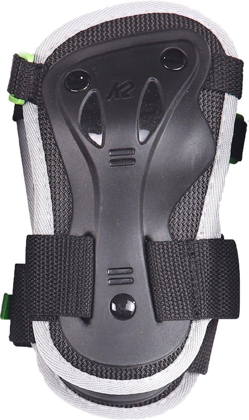 K2 Unisex Jugend Exo Jr Inline Skates Pad Set S Schwarz - Grau - Grün, S Schwarz - Grau - Grün