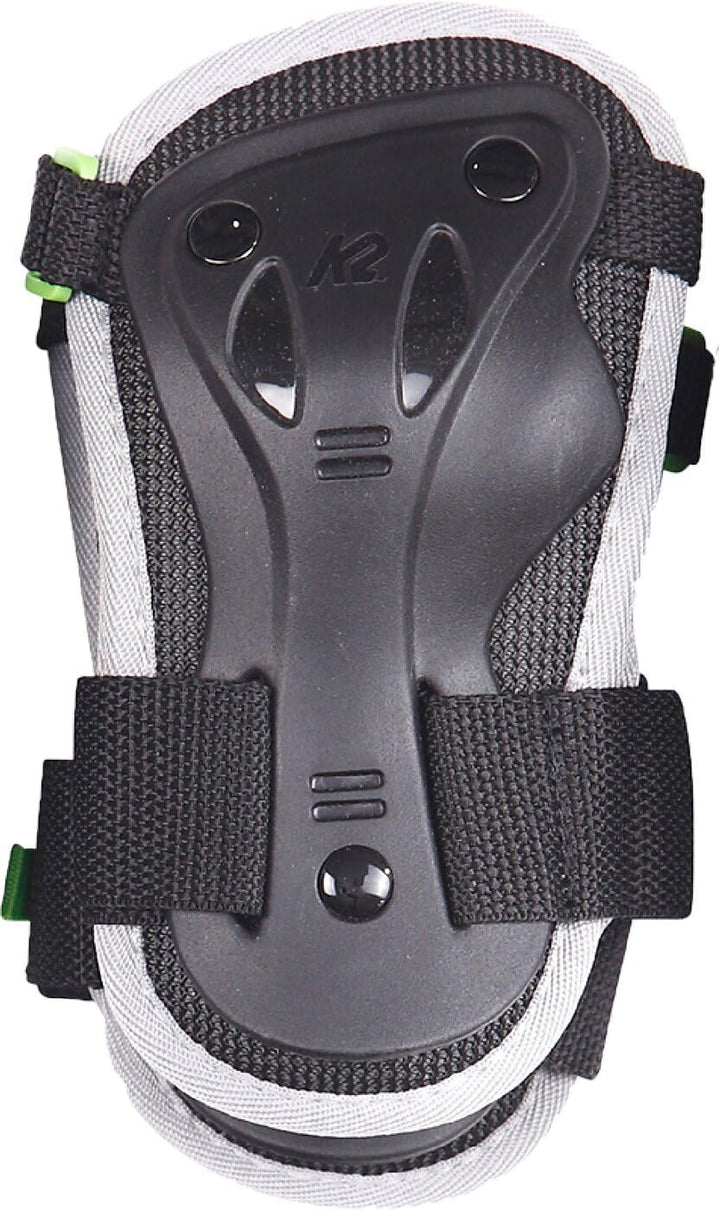 K2 Unisex Jugend Exo Jr Inline Skates Pad Set S Schwarz - Grau - Grün, S Schwarz - Grau - Grün