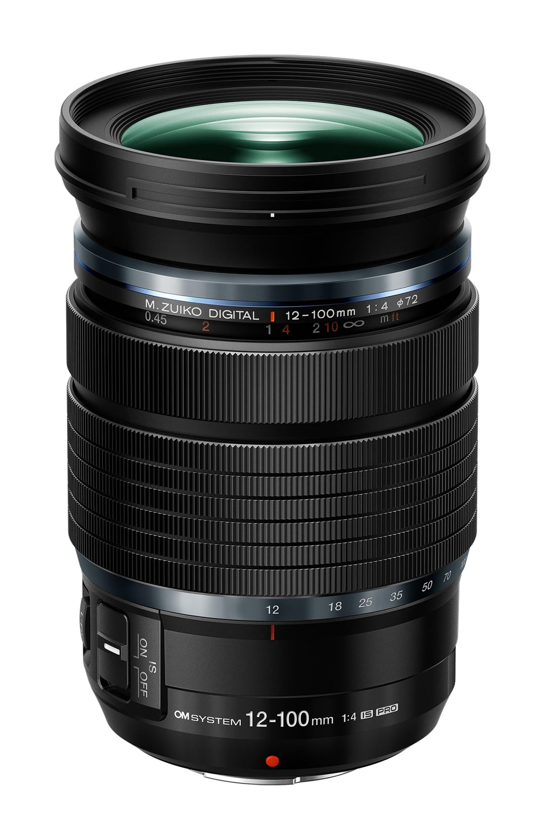 OM SYSTEM Olympus M.Zuiko Digital ED 12–100 mm F4.0 ist PRO für Micro Four Thirds Systemkamera, Zoom