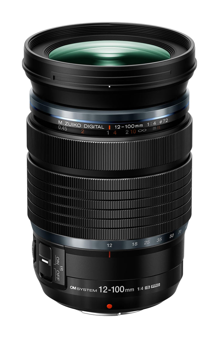 OM SYSTEM Olympus M.Zuiko Digital ED 12–100 mm F4.0 ist PRO für Micro Four Thirds Systemkamera, Zoom