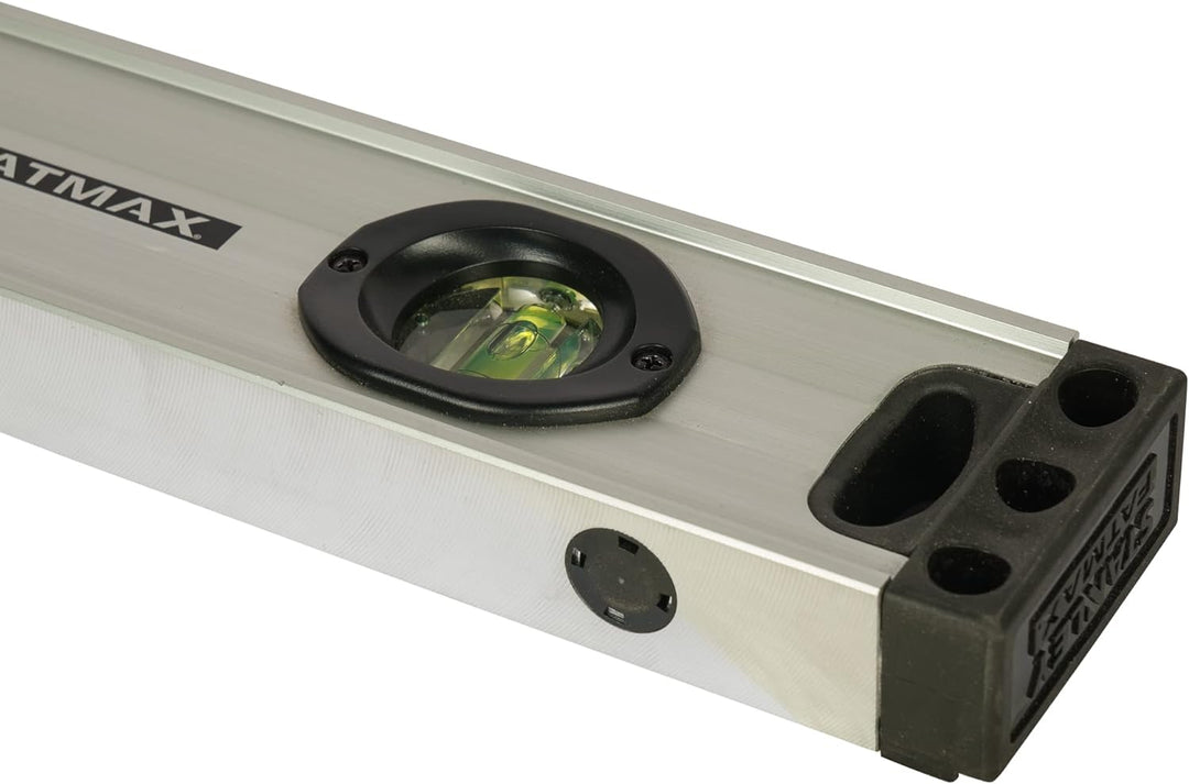 Stanley FatMax Wasserwaage II (60 cm, magnetisch, 1 horizontale/2 vertikale Libellen, Hohlprofil Alu