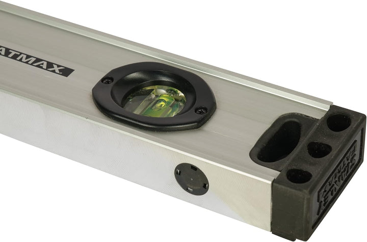 Stanley FatMax Wasserwaage II (60 cm, magnetisch, 1 horizontale/2 vertikale Libellen, Hohlprofil Alu