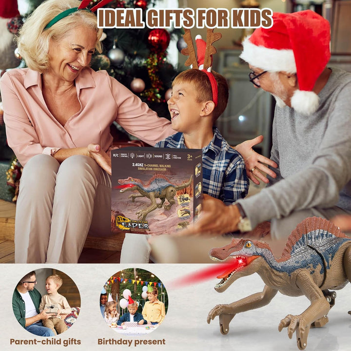 Ferngesteuertes Dinosaurier Spielzeug RC Dinosaurier Dino Roboter Ferngesteuert Spielzeug für Kinder