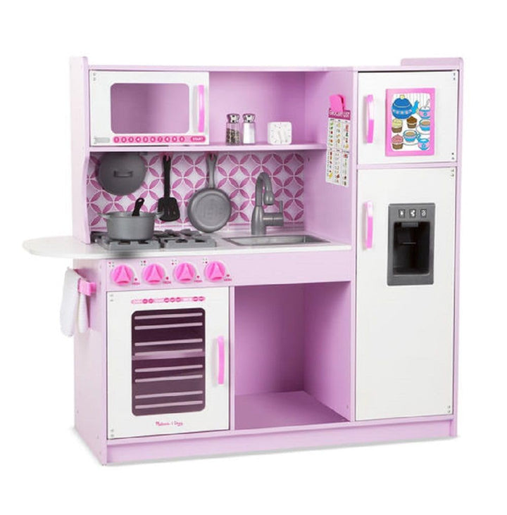 Melissa & Doug 14002 Rosarote Chefkochküche aus Holz Chefkochküche - Rosarot, Chefkochküche - Rosaro