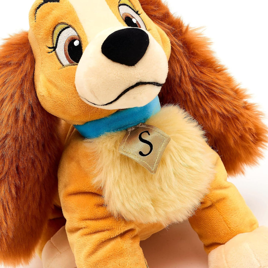 Disney Store Lady Offizielles mittelgrosses Kuscheltier für Kinder, Kuscheltier mit Stickereien, Fla