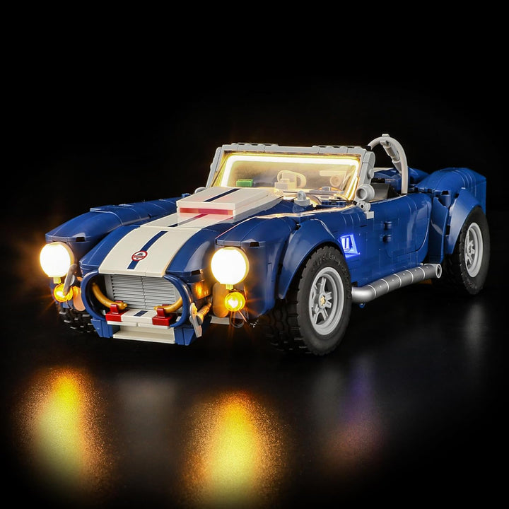 BRIKSMAX Licht für Lego Shelby Cobra 427 S/C 10357 - Compatible with Icons Bausteinen Modell - Ohne