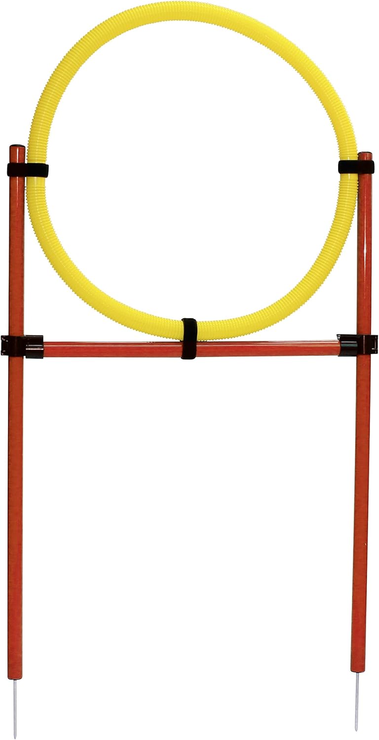 Kerbl Pet Agility Komplett-Set 3-teilig, rot/gelb