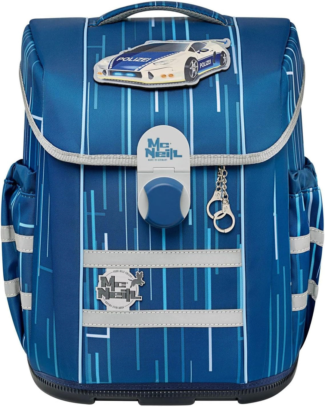 Thorka GmbH McNeill Mac2 Ranzen Set 5teilig NEW POLICE, Blau