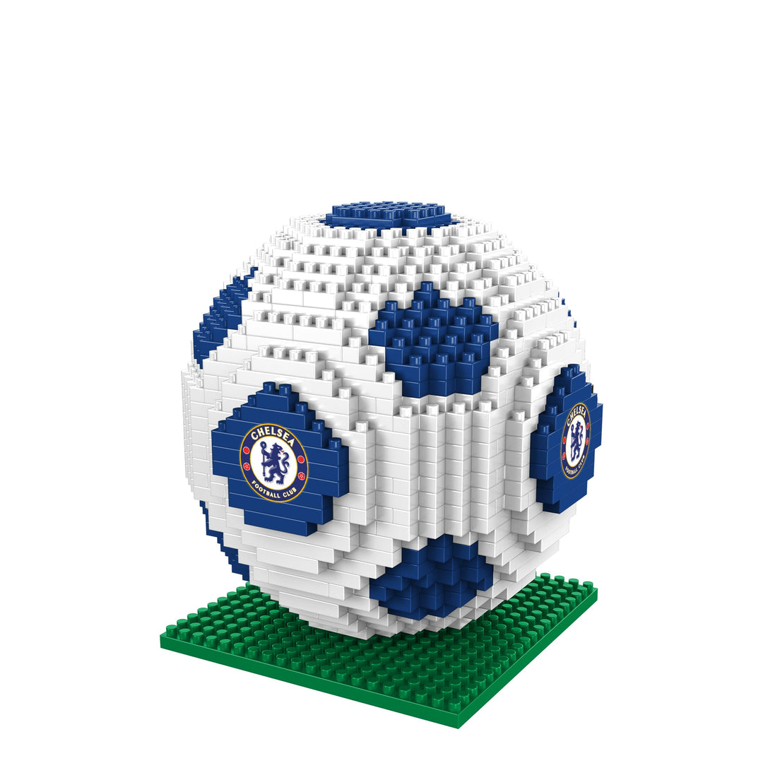 FOCO Offizielles Lizenzprodukt Chelsea FC BRXLZ-Steine 3D-Fussball Bau-Set