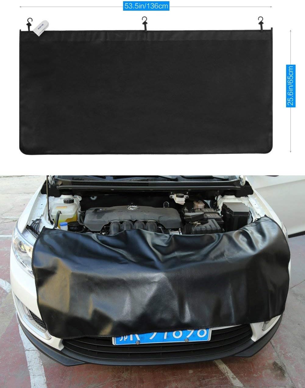 Rupse Kotflügelschoner Matratze 3 Stück, Kotflügel Schoner Matte Magnetisch Kupplung Autoreparatur K