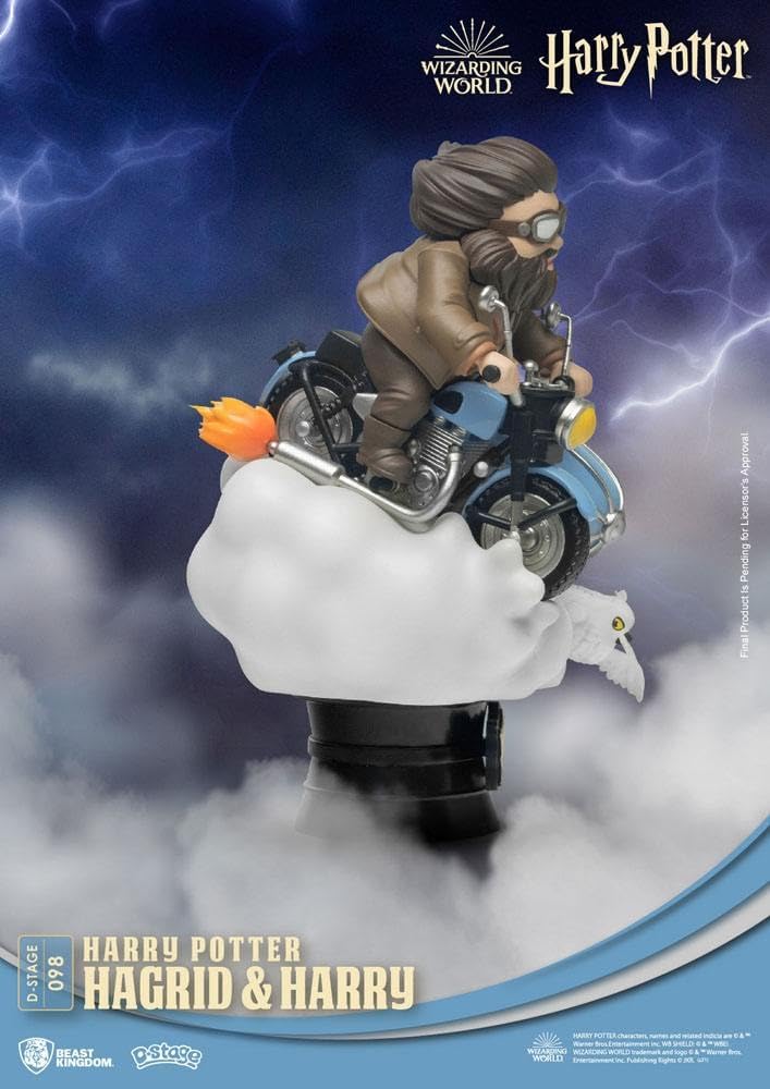 Beast Kingdom Harry Potter D-Stage PVC Diorama Hagrid & Harry New Version 15 cm
