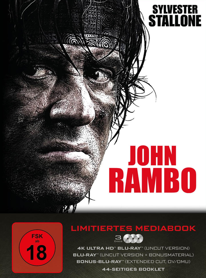 John Rambo UHD SE (Lim. Mediabook) [Blu-ray], Blu-ray