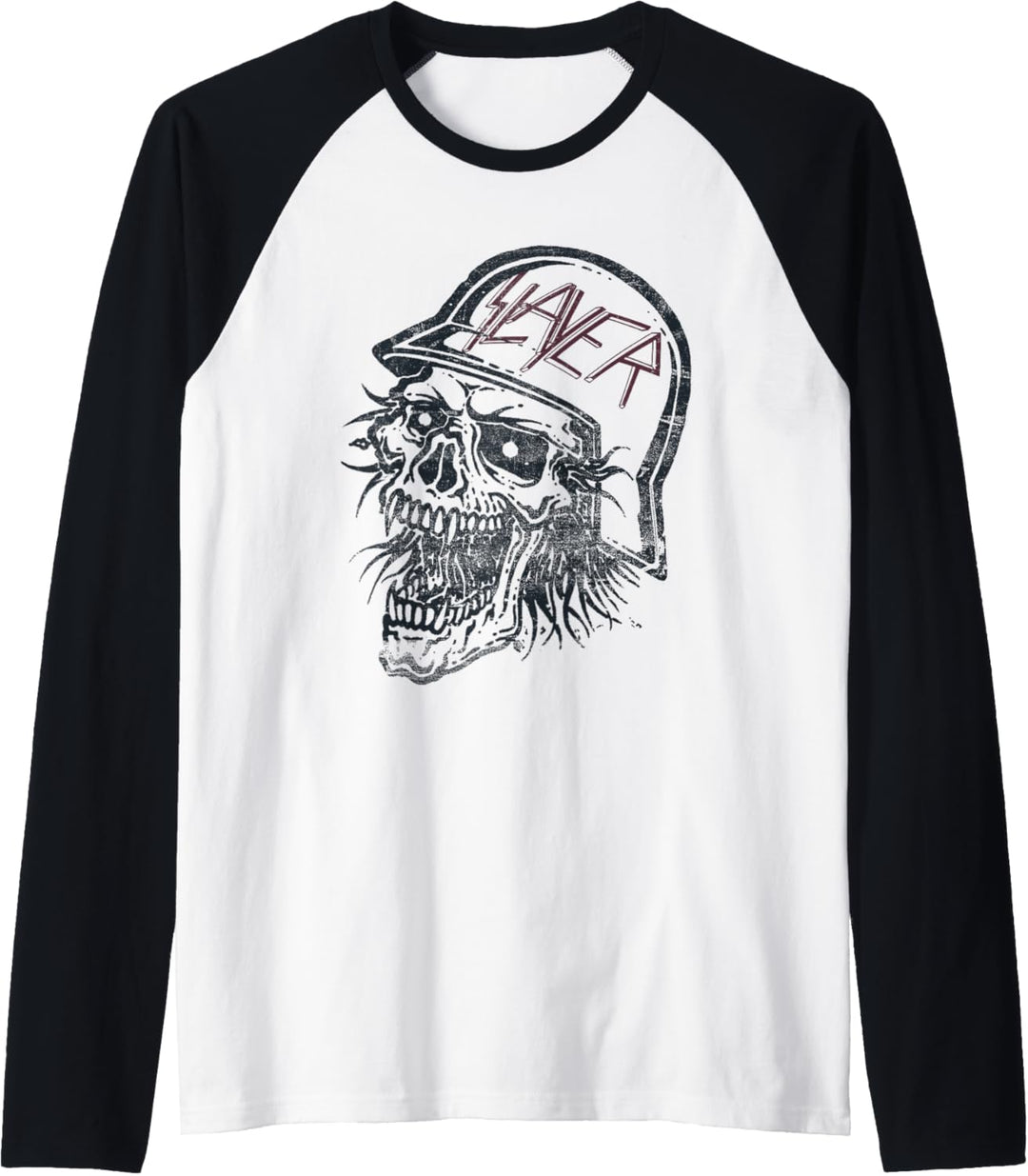 Slayer - Distressed Bloody Skull Raglan