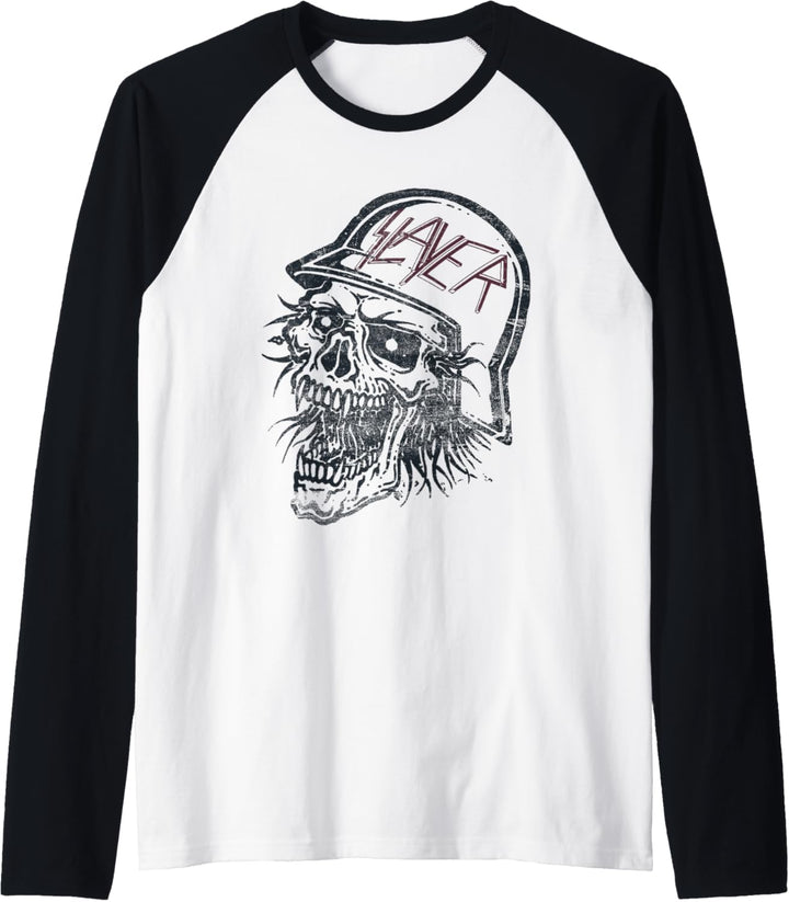 Slayer - Distressed Bloody Skull Raglan
