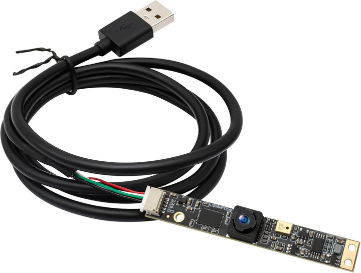 Mermaid 8MP USB-Kameramodul mit Mikrofon, 105 Grad Weitwinkel, Fester Fokus, kleine Lightburn 3D-Dru