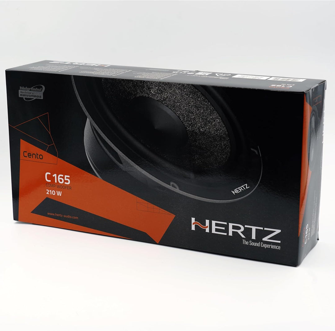 HERTZ Auto 165mm/16,5cm Tiefton/Woofer-Set Lautsprecher/Boxen Cento C165 Single, Single