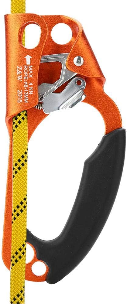 Tbest Handsteigklemme Ascender Seilklemme Klettern Rechte Hand Ascender Kletterhand Klettergriff rec