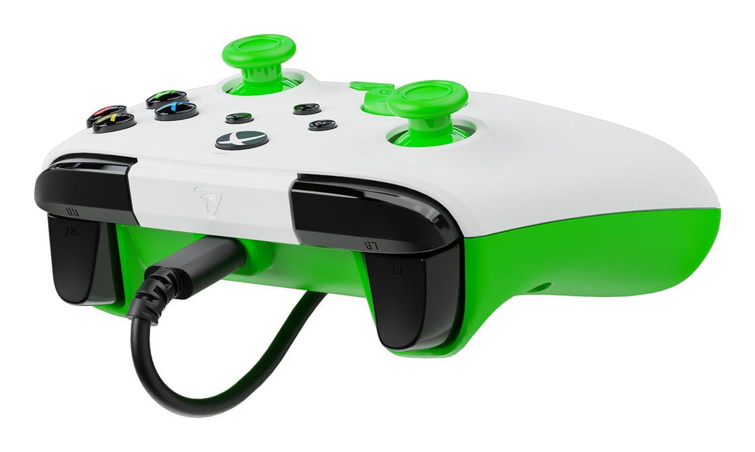 Turtle Beach Rematch Core Weiss/Grün Wired Gaming Controller – Lizenziert für Xbox Series X und S, X