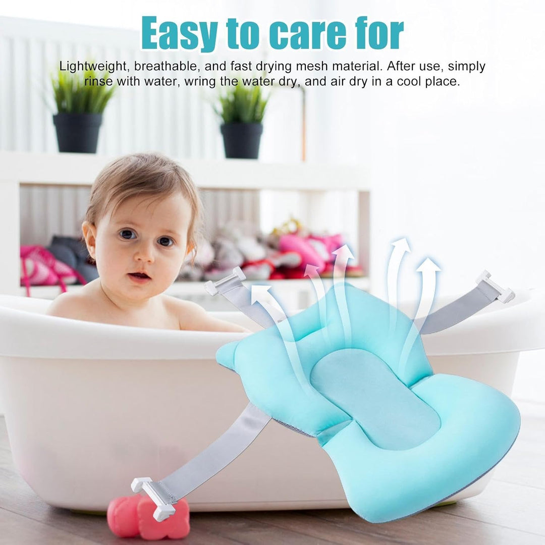 Anti-Skid Support Pillows, Adjustable Bath Cushions, Bathtub Safety Mats, Buckle Support Pads, Secur