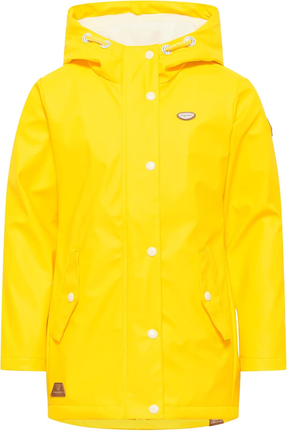 Ragwear Marjanka Mädchen Jacke Regenjacke Übergangsjacke Kinder Regenmantel Mantel Coat, Gelb
