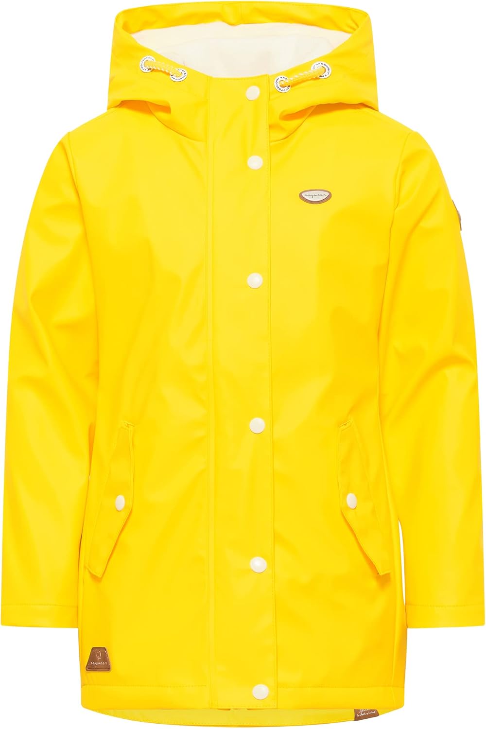 Ragwear Marjanka Mädchen Jacke Regenjacke Übergangsjacke Kinder Regenmantel Mantel Coat 164 Gelb, 16