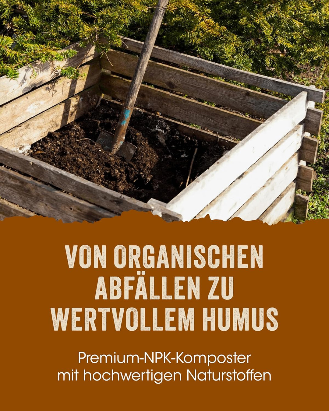 Allflor Schnellkomposter 10 x 2,5 Kg in der Faltschachtel I Mit hochwertigen Naturstoffen I Kurzer R