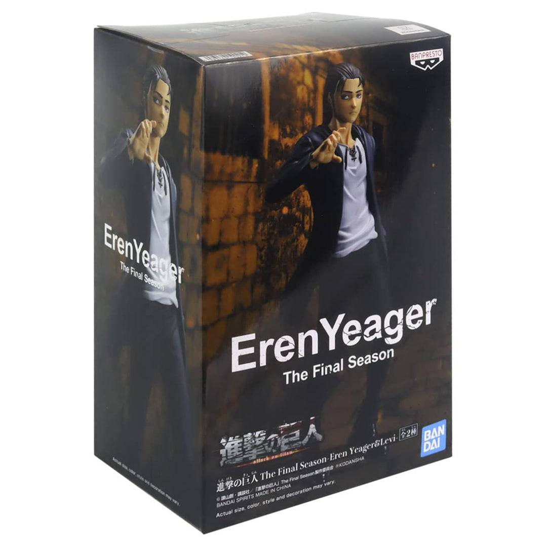 BANPRESTO Last Level FBP19021 Figur Attack ON Titans EREN Puppen und Actionfiguren, bunt, M