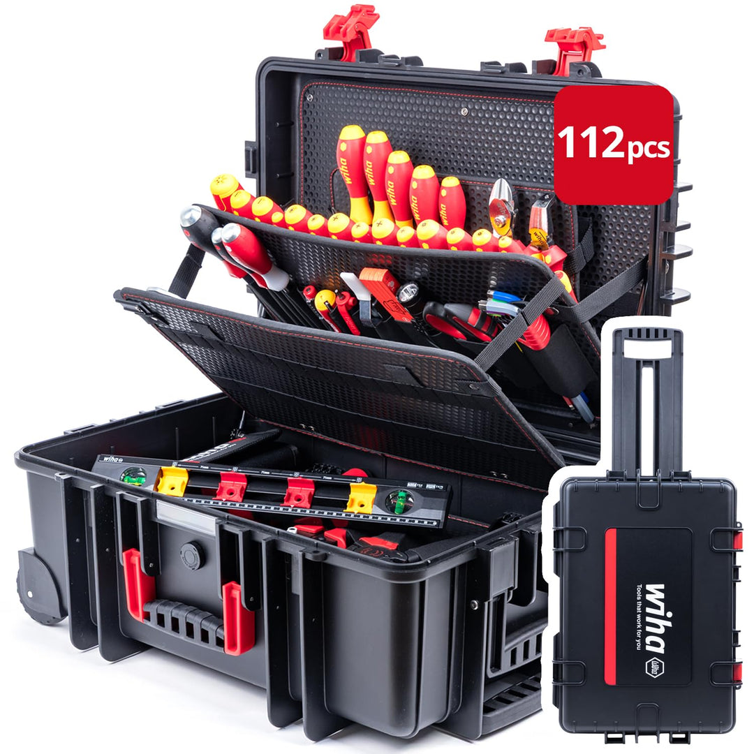 Wiha Werkzeug Set Elektriker Competence XXL II (42069), gemischt 115-tlg. in Koffer