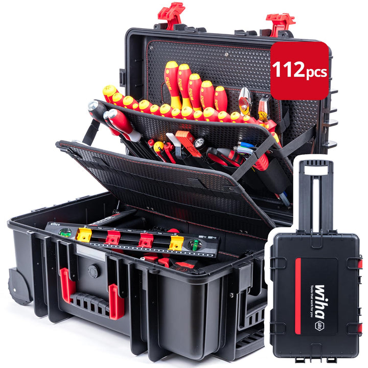 Wiha Werkzeug Set Elektriker Competence XXL II (42069), gemischt 115-tlg. in Koffer